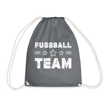 Fussball Team - Turnbeutel - Grau - Vorne
