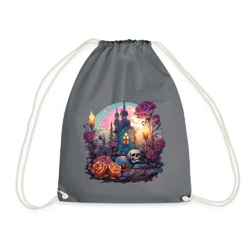 Halloween - Sac de sport léger - gris - Devant