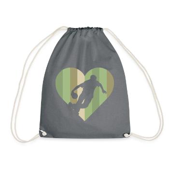 Bowler Bowling Bowling Skittles - Drawstring Bag - grey - Front