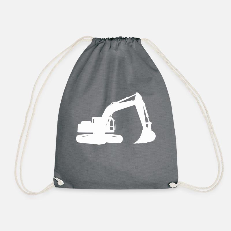 bagger - Turnbeutel - Grau