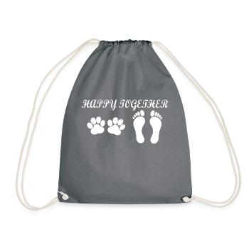 Chien chien - Sac de sport léger - gris - Devant