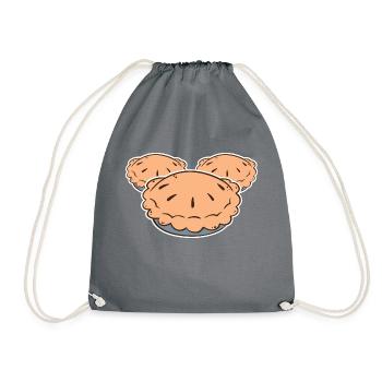 Baking Cake Cake Pastry Pie Gift - Drawstring Bag - grey - Front