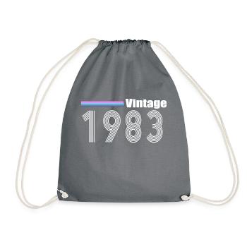 Millésime 1983 - Sac de sport léger - gris - Devant