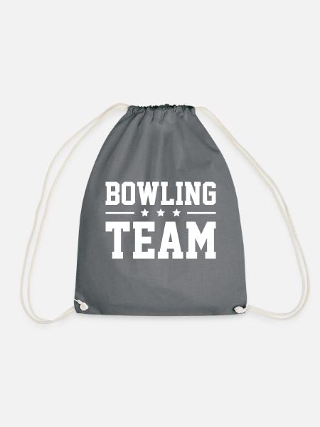 Bowling Team - Turnbeutel - Grau