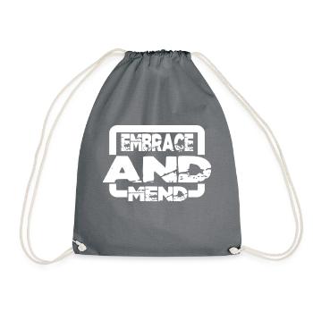 Self-Healing Birthday Healing Power Cool - Drawstring Bag - grey - Front
