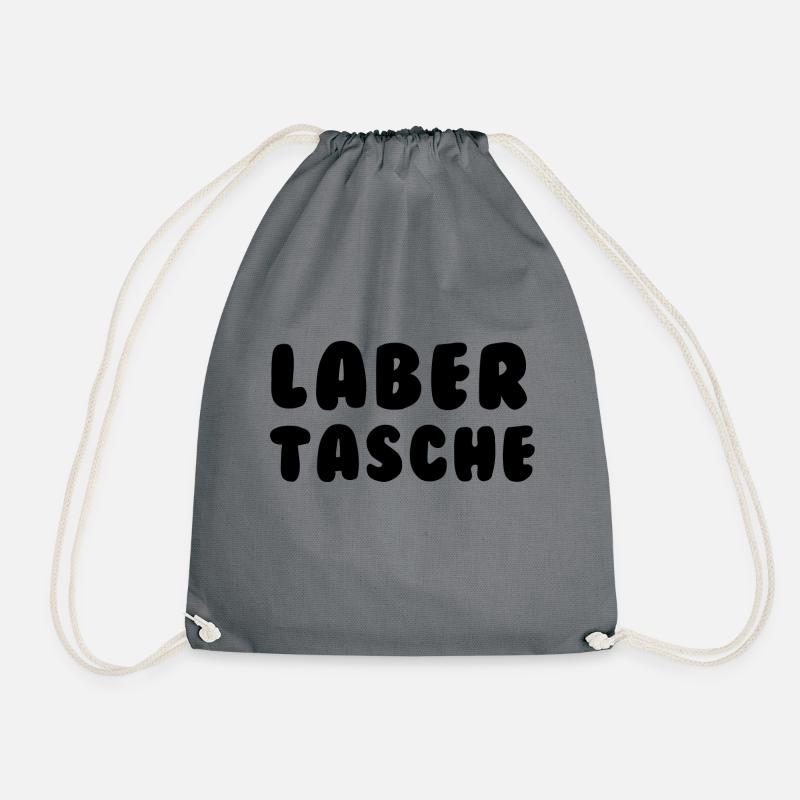 Labertasche - Turnbeutel - Grau