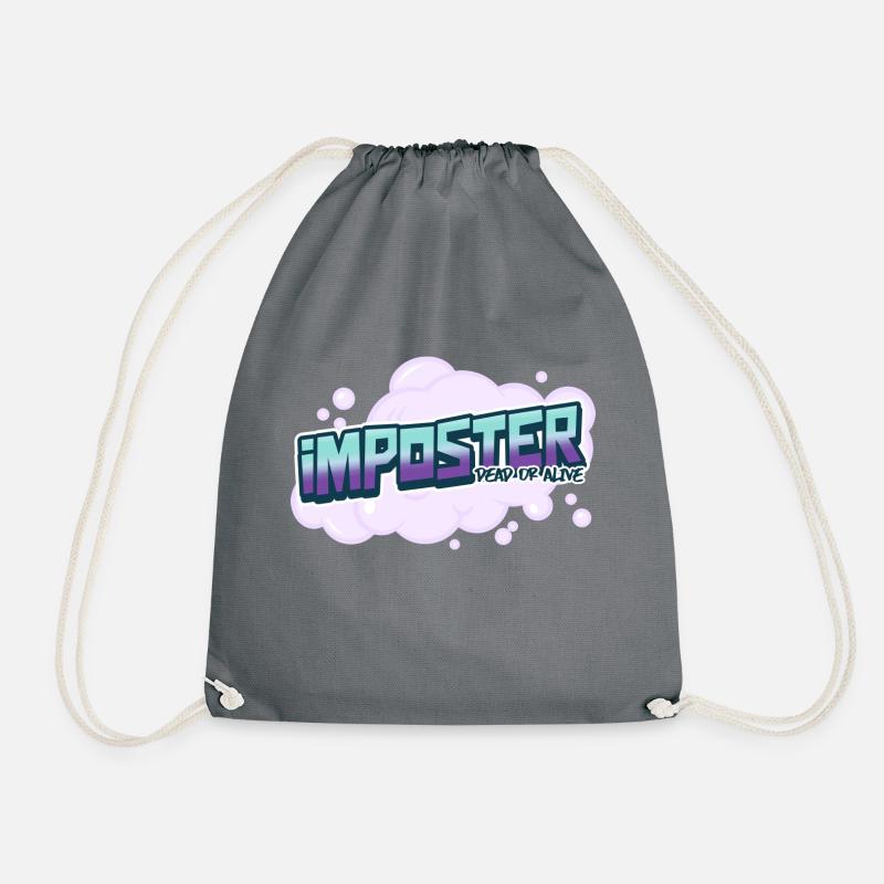 Imposter - Dead or Alive - Drawstring Bag - grey