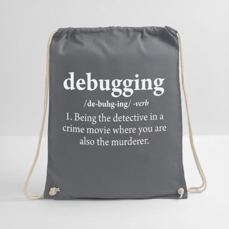 Debuggen von Definitionscode-Softwareentwickler Turnbeutel