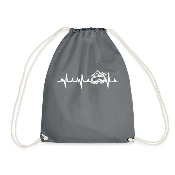 Snowboard Snowboarder - Sac de sport léger - gris - Devant