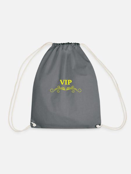 VIP Luxury Gold Logo - Turnbeutel - Grau