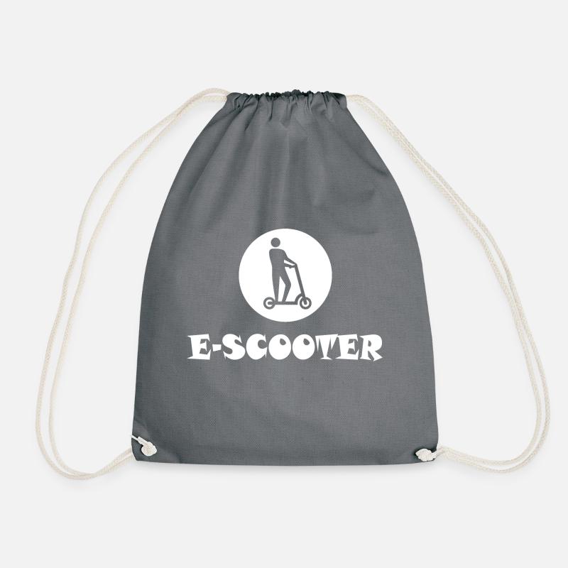 E-Scooter E-Roller Scooter - Turnbeutel - Grau