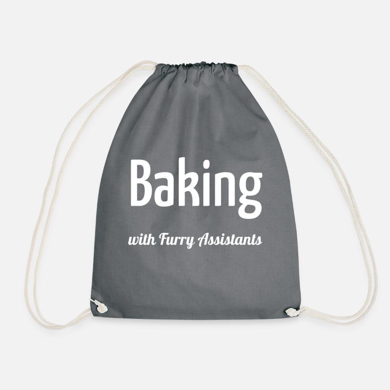 animal adaptations baking tutorials baking - Turnbeutel - Grau