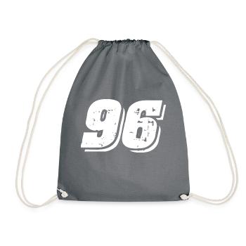 Symbole numérique 96 - Sac de sport léger - gris - Devant