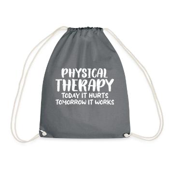 La physiothérapie aujourd’hui Ça fait mal Demain ça marche3 - Sac de sport léger - gris - Devant