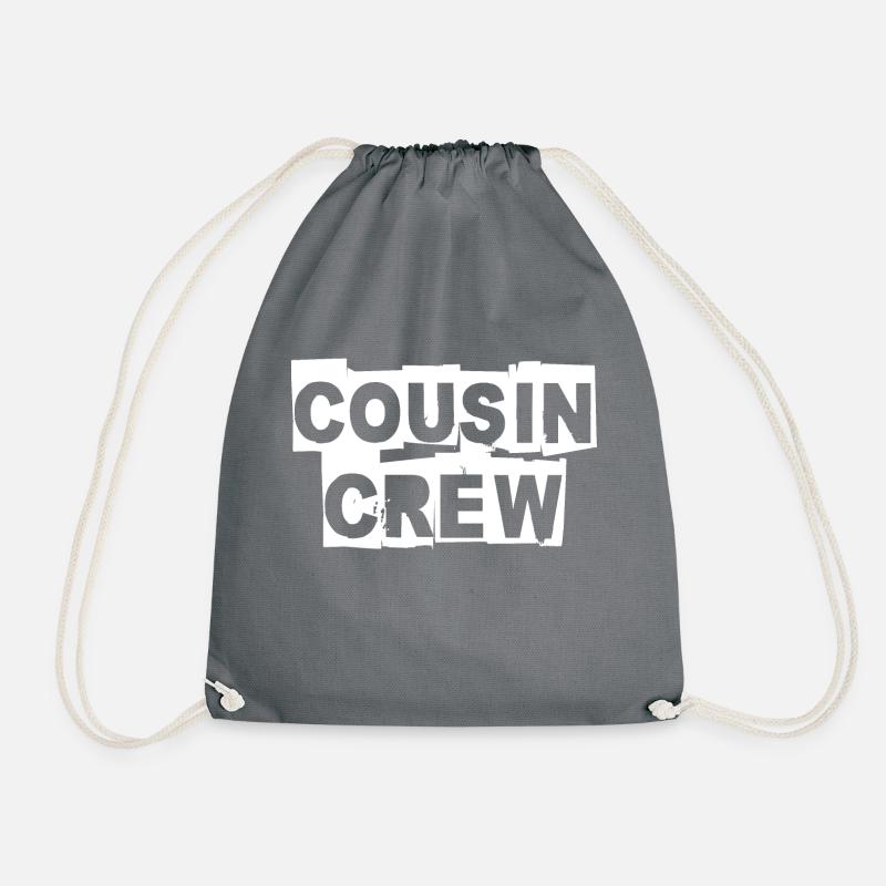 cousin crew - Turnbeutel - Grau
