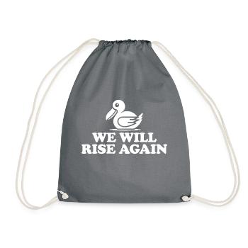 Dodo Bird Design - Nous nous relèverons - Sac de sport léger - gris - Devant