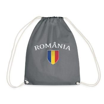 Romania, Rumänien - Turnbeutel - Grau - Vorne