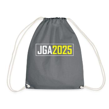 Jga 2025 Junggesellen Crew - Turnbeutel - Grau - Vorne