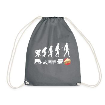 Food Makers Grill BBQ Sandwich Grill Master - Drawstring Bag - grey - Front