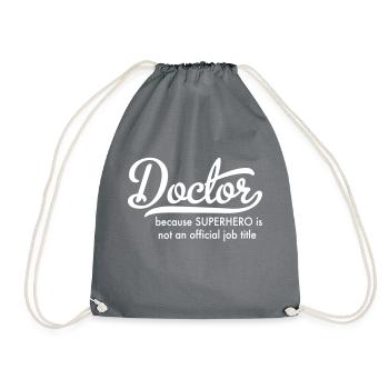 doctor - Turnbeutel - Grau - Vorne