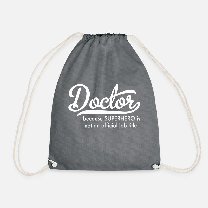 doctor - Turnbeutel - Grau