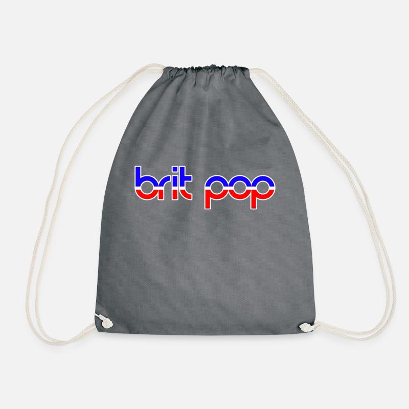 BRIT POP - Turnbeutel - Grau