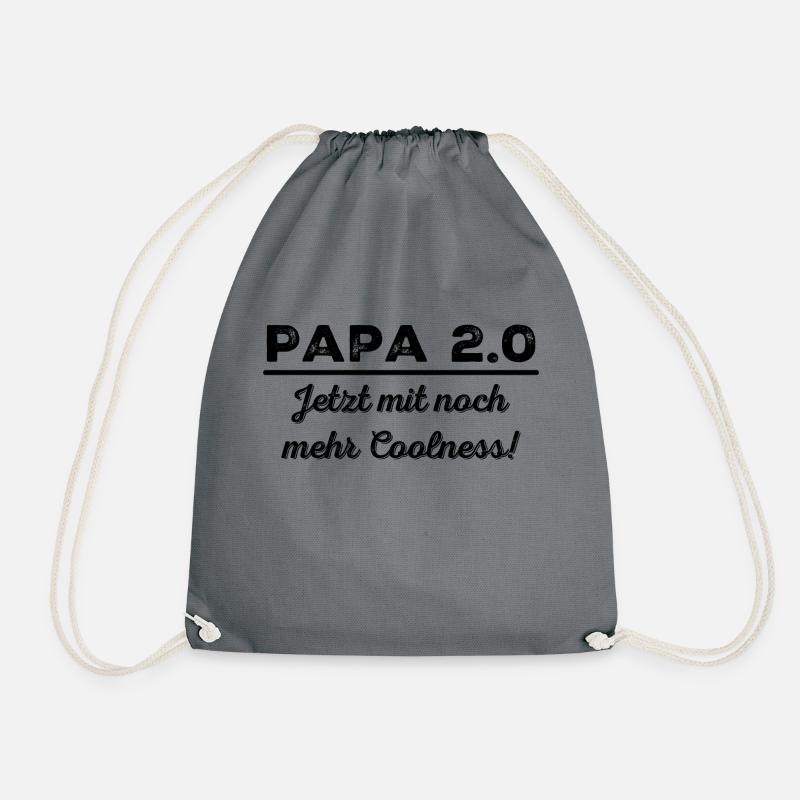 Papa 2.0 - Turnbeutel - Grau