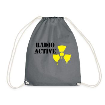 radioactive - Turnbeutel - Grau - Vorne
