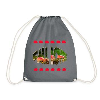 autumn 59 - Drawstring Bag - grey - Front