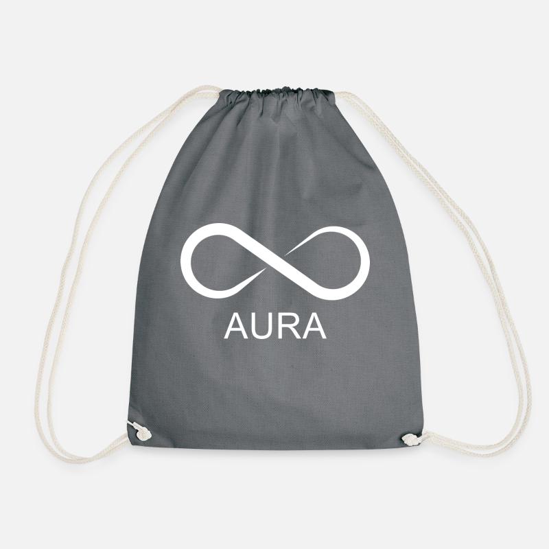 UNENDLICH AURA - Turnbeutel - Grau