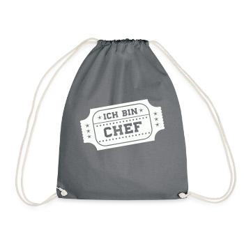 Je suis le patron - Sac de sport léger - gris - Devant