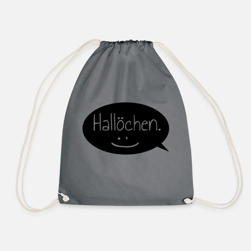 Hallöchen - Turnbeutel - Grau