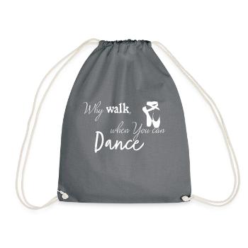 Pourquoi marcher - Sac de sport léger - gris - Devant
