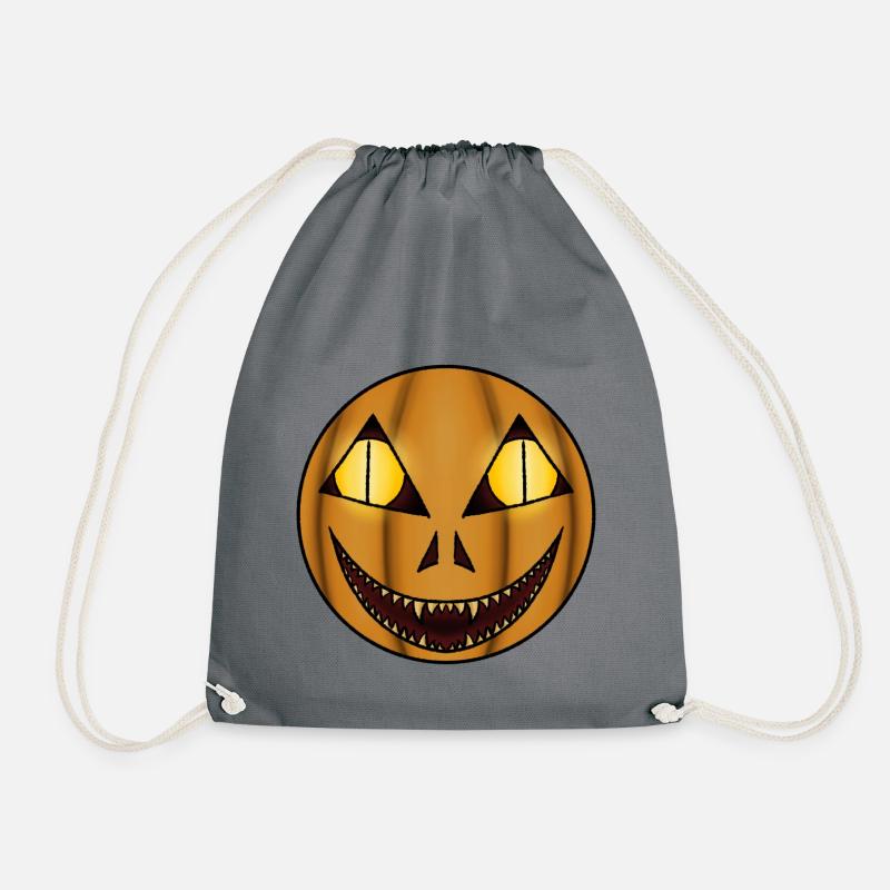 Jack o Lantern Monster - Turnbeutel - Grau