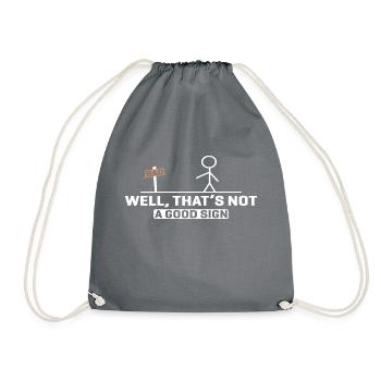 BAD - Eh bien, ce n’est pas bon signe - Sac de sport léger - gris - Devant