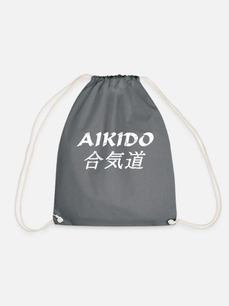Aikido - Turnbeutel - Grau