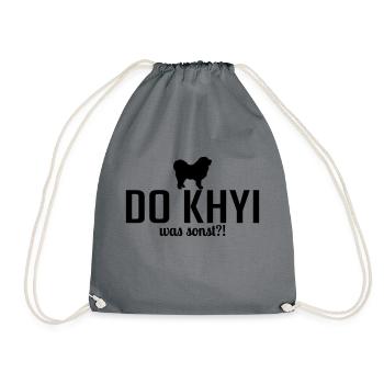 DO KHYI was sonst - Turnbeutel - Grau - Vorne