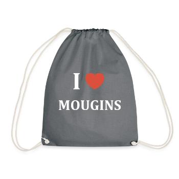 i love Mougins - Sac de sport léger - gris - Devant