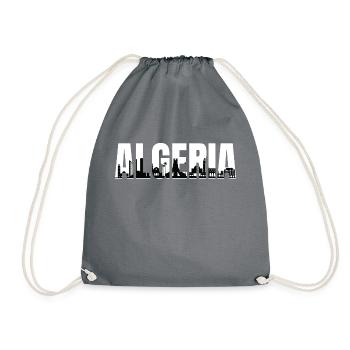 Algeria cities and monuments - Drawstring Bag - grey - Front