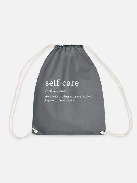 Self-care - Turnbeutel - Grau