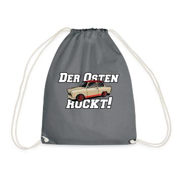 der osten rockt - Turnbeutel - Grau - Vorne