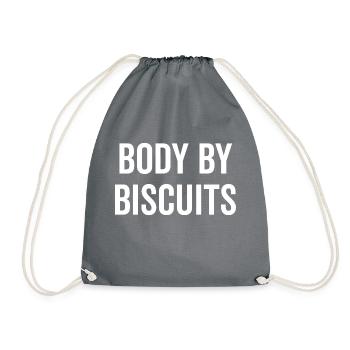 Corps par Biscuits - Sac de sport léger - gris - Devant