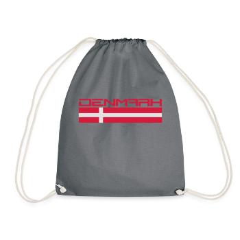 Denmark Logo Design - Turnbeutel - Grau - Vorne