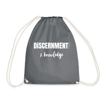 Discernement et Connaissance - Phi/1:9 - Sac de sport léger - gris - Devant