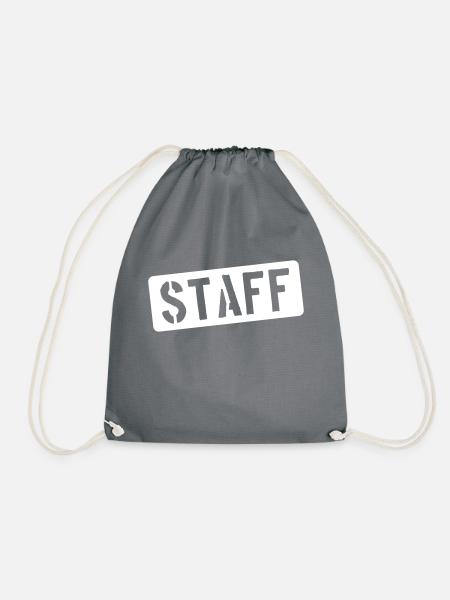 Staff - Turnbeutel - Grau