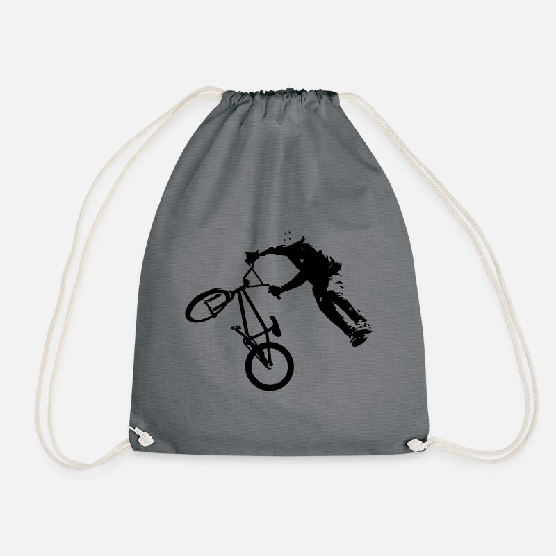 BMX DIRTJUMP SILHOUETTE - Turnbeutel - Grau