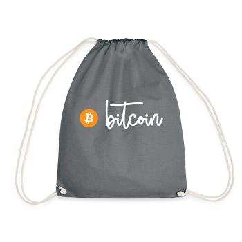 Bitcoin (Bitcoin) - Turnbeutel - Grau - Vorne