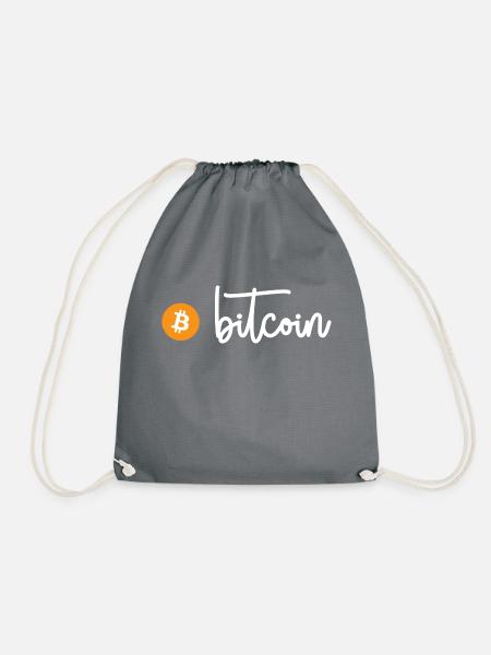 Bitcoin (Bitcoin) - Turnbeutel - Grau