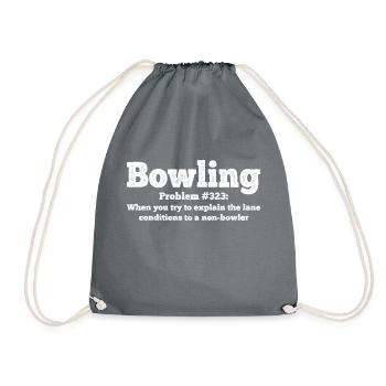 Bowling - Turnbeutel - Grau - Vorne