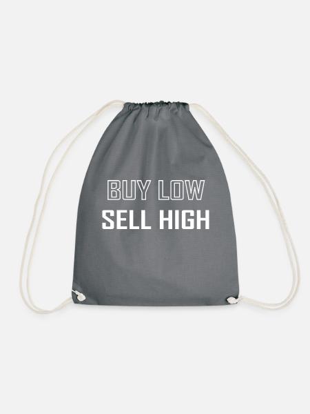 Crypto Bitcoin Trading - Turnbeutel - Grau